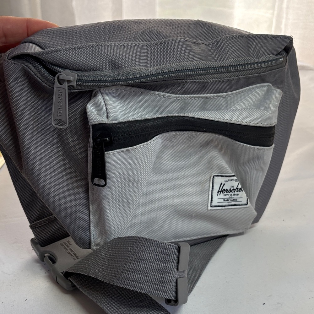 Herschel Gray Poly Belt Sling Waist Bag
